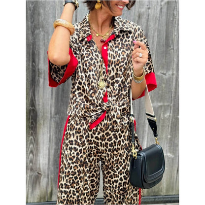 COLLINS – SET OUTFIT LEOPARDO LUSSUOSO