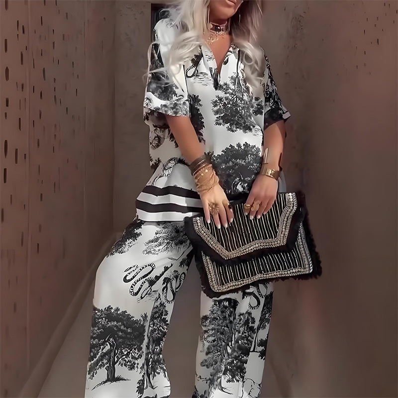 BIANCA – SET DUE PEZZI LUXE STAMPA