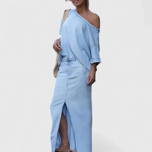 Averlynn | Completo con gonna Maxi Elegante