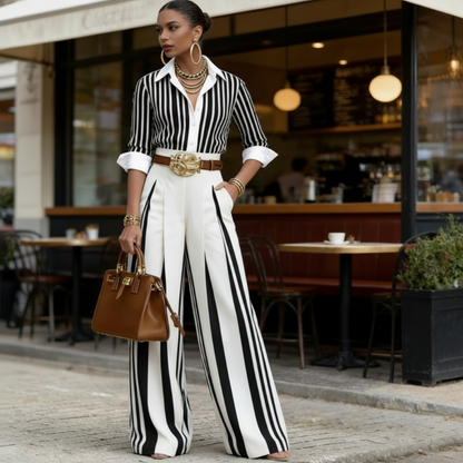 Atenas ™ | Completo di T-shirt e Pantaloni ampi