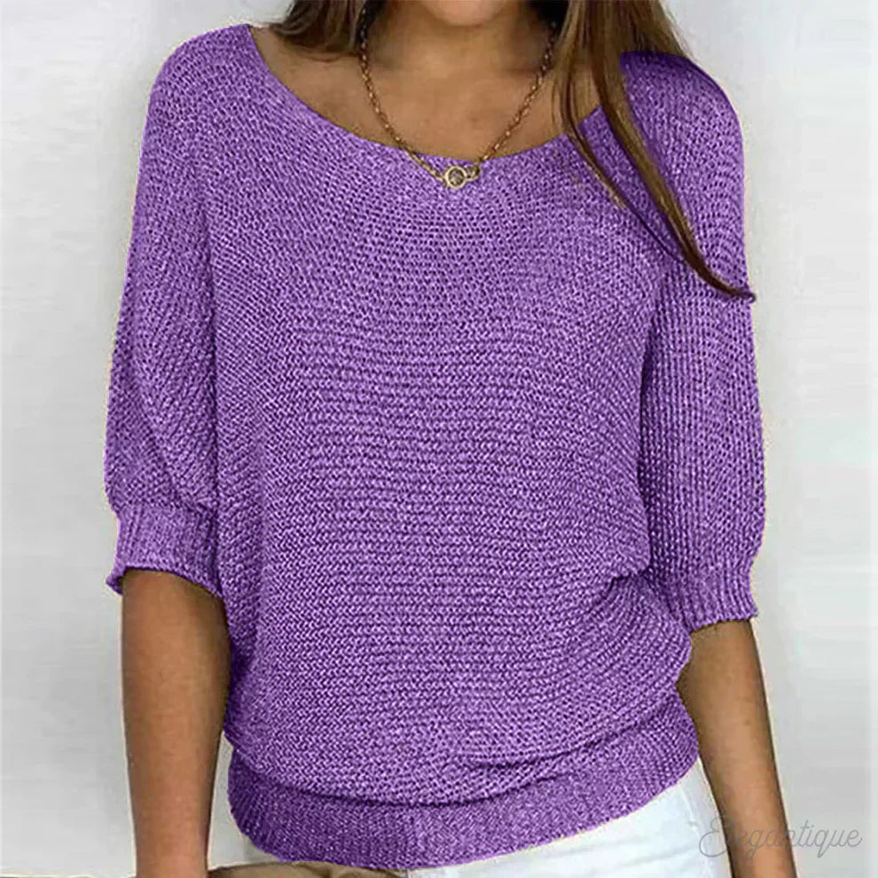 Luigia - Maglione in maglia elegante