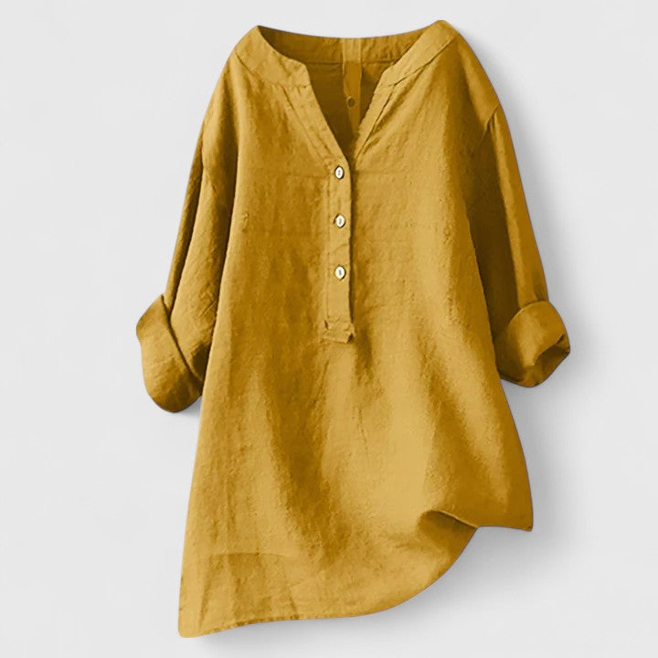 Larienne | Camicia elegante con bottoni nel Davanti