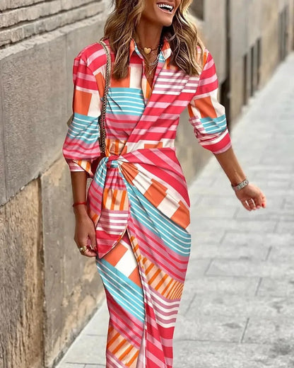 Pax – Abito midi Impreso