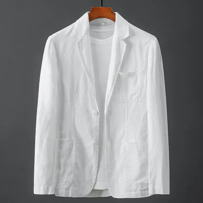 Aiden – Blazer Elegante di Lino Premium