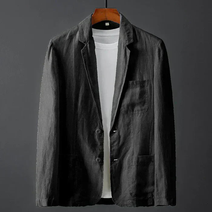 Aiden – Blazer Elegante di Lino Premium