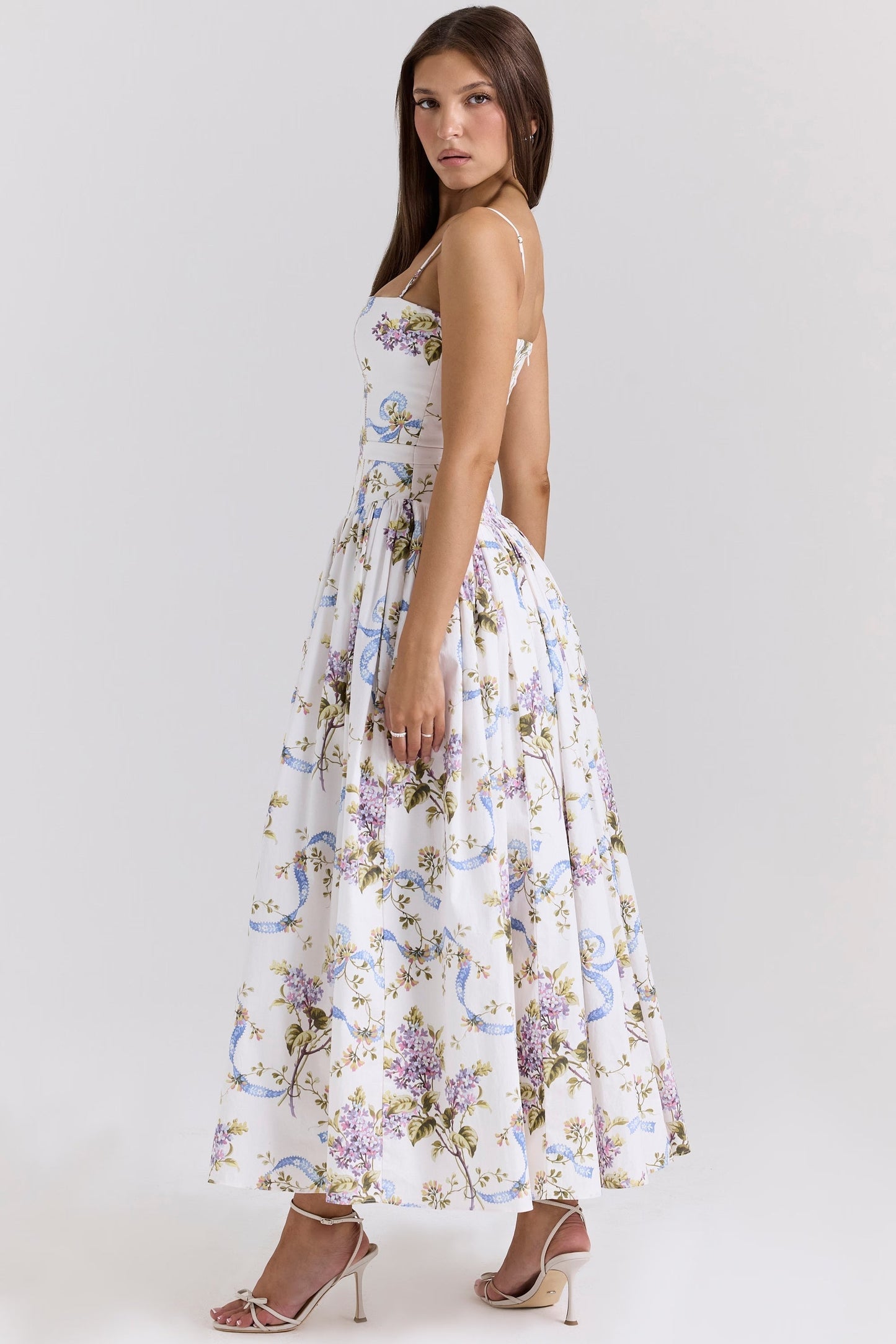 Kessara - Elegante Abito Maxi di Estate con Spalline Espagueti