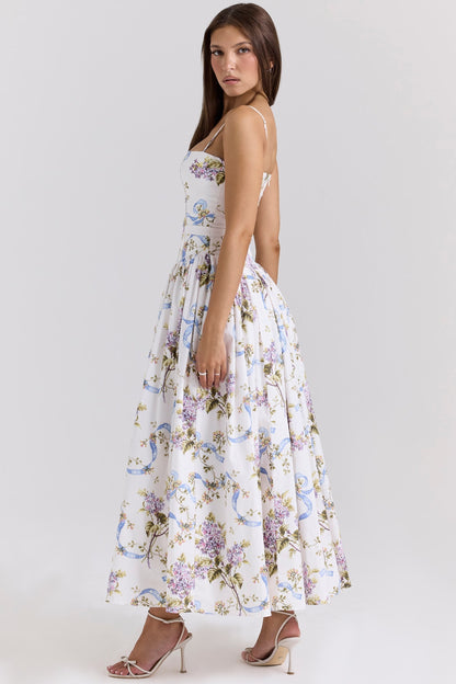 Kessara - Elegante Abito Maxi di Estate con Spalline Espagueti